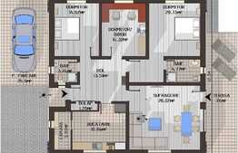 Casa individuala de 118.5 mp, teren de 500 mp, in Corusu