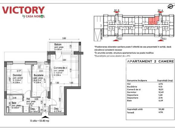 Apartament de vânzare 2 camere Tractorul - 90181AV | BLITZ Brașov | Poza2