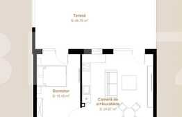 Apartament 2 camere, 50,02 mp + terasa 48,79 mp, zona exclusivista Vivo