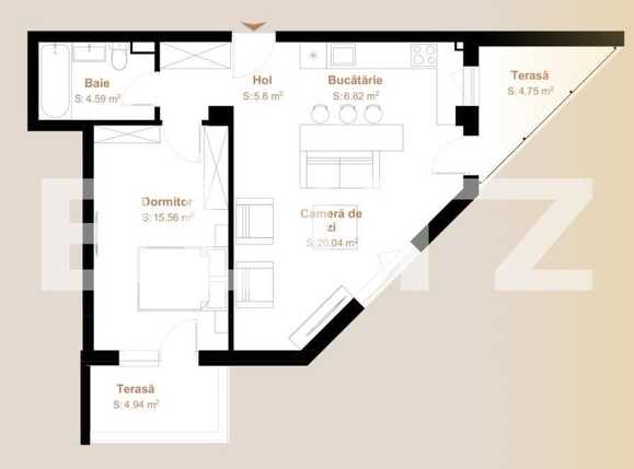 Apartament de vânzare 2 camere Floreşti - 90359AV | BLITZ Cluj-Napoca | Poza1