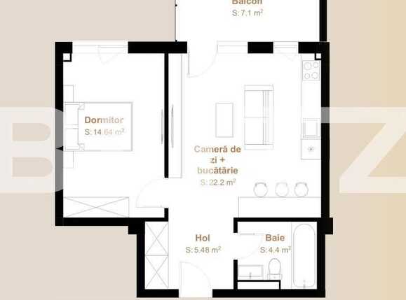 Apartament de vânzare 2 camere Floreşti - 90366AV | BLITZ Cluj-Napoca | Poza1