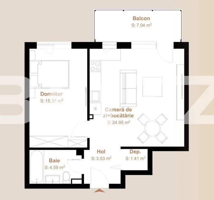 Apartament de vânzare 2 camere Floreşti - 90369AV | BLITZ Cluj-Napoca | Poza8