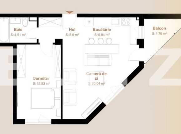 Apartament de vânzare 2 camere Floreşti - 90371AV | BLITZ Cluj-Napoca | Poza6