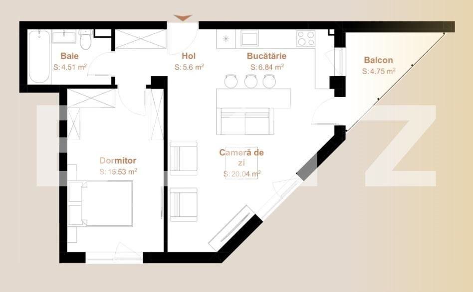 Apartament de vânzare 2 camere Floreşti - 90377AV | BLITZ Cluj-Napoca | Poza1