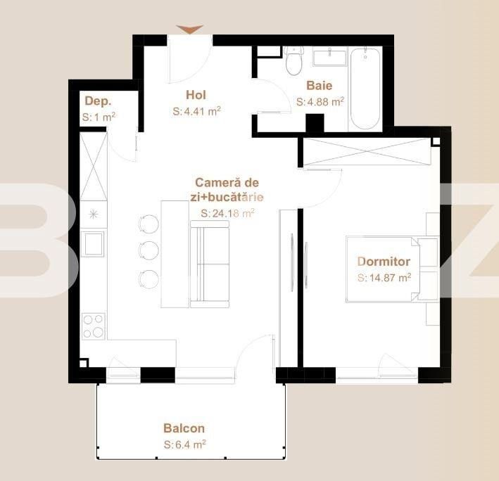 Apartament de vânzare 2 camere Floreşti - 90379AV | BLITZ Cluj-Napoca | Poza1