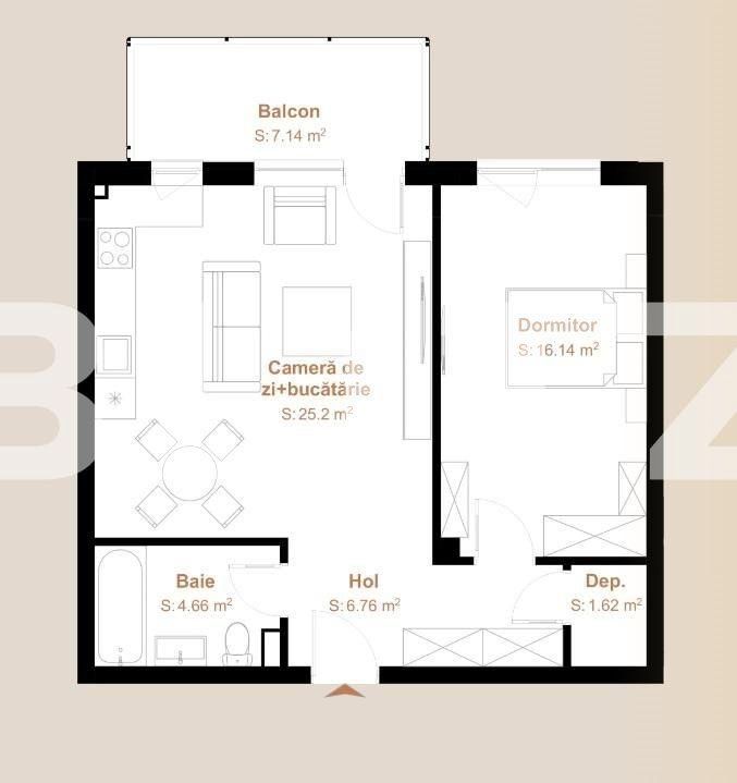 Apartament de vânzare 2 camere Floreşti - 90384AV | BLITZ Cluj-Napoca | Poza1