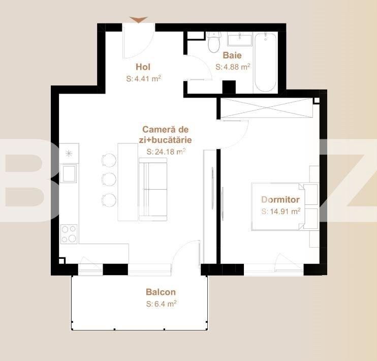 Apartament de vânzare 2 camere Floreşti - 90386AV | BLITZ Cluj-Napoca | Poza1