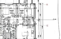 Apartament 3 camere semifinisat, 65mp, AC, zona Teilor