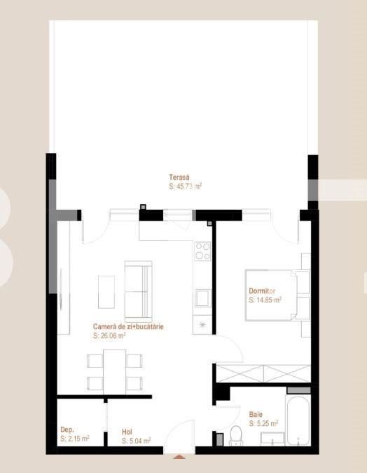 Apartament de vânzare 2 camere Floreşti - 90424AV | BLITZ Cluj-Napoca | Poza1