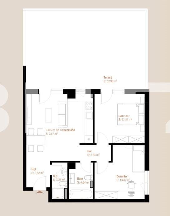 Apartament de vânzare 3 camere Floreşti - 90435AV | BLITZ Cluj-Napoca | Poza3