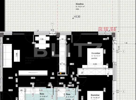 Apartament de vânzare 3 camere Baciu - 90461AV | BLITZ Cluj-Napoca | Poza1