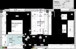 Ansamblu NOU! Apartament 51 mp, 2 camere zona Regal, Baciu