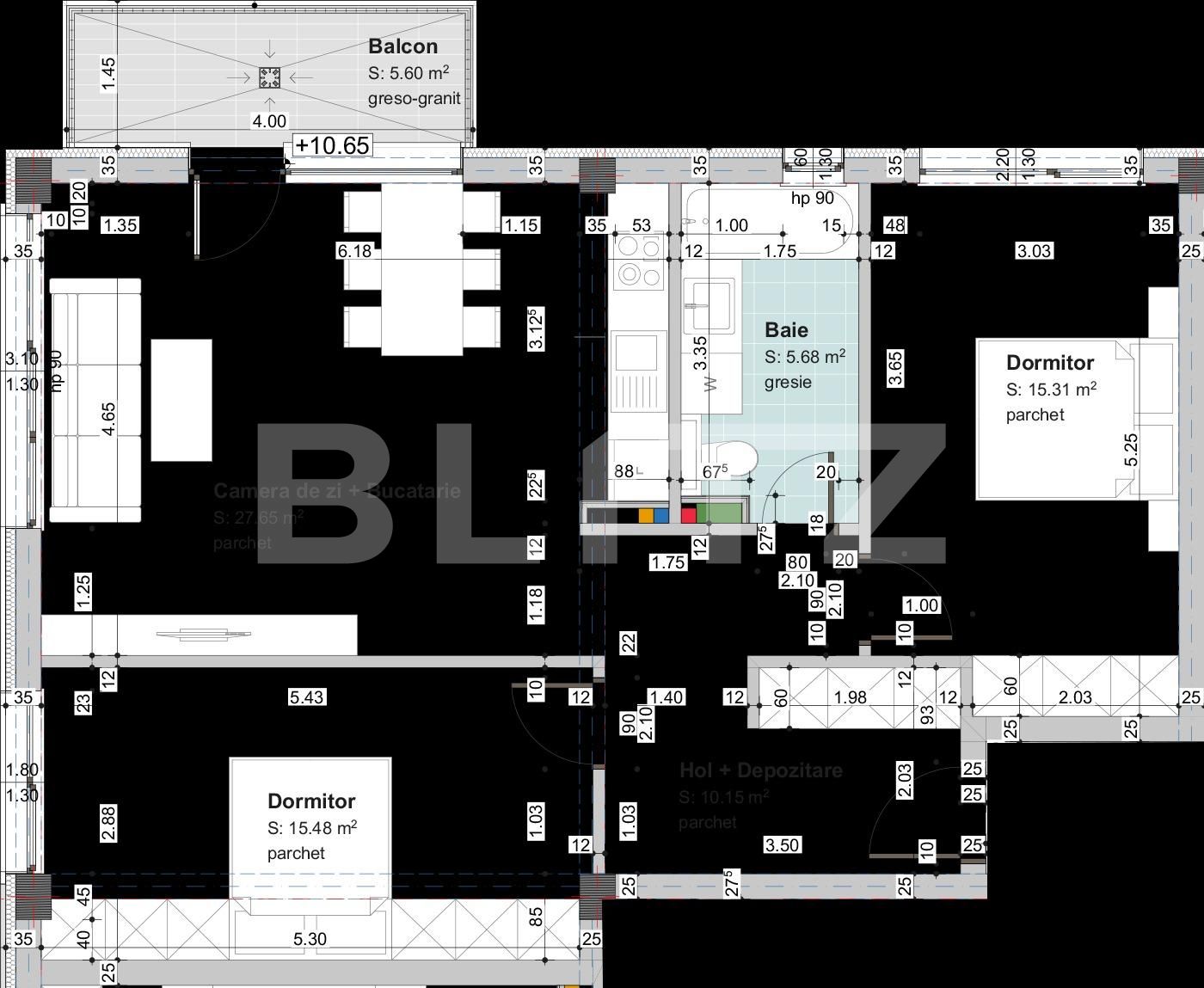 Apartament de vânzare 3 camere Baciu - 90484AV | BLITZ Cluj-Napoca | Poza2