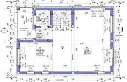 Casa individuala, semifinisata, 110 mp, teren de 460 mp, Dezmir