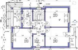 Casa individuala, semifinisata, 110 mp, teren de 460 mp, Dezmir