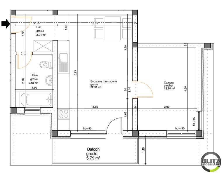 Apartament de vânzare 2 camere Floreşti - 9054AV | BLITZ Cluj-Napoca | Poza1