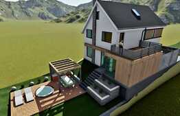 Proiect autorizat pentru casa individuala de 123mp, teren de 486 mp, in Dambul Rotund