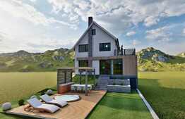 Proiect autorizat pentru casa individuala de 123mp, teren de 486 mp, in Dambul Rotund