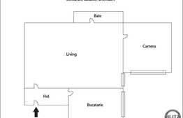 Apartament 2 camere, 45 mp, zona strazii Horea