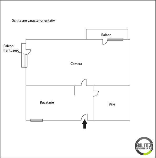 Garsonieră de vânzare Gheorgheni - 906AV | BLITZ Cluj-Napoca | Poza1