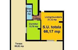 Comision 0%! Penthouse la cheie, 3 camere, terasa 88 mp, zona VIVO