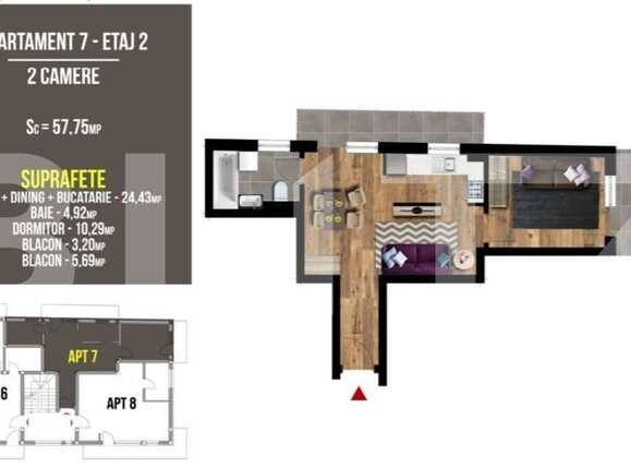 Apartament de vânzare 2 camere Floreşti - 90649AV | BLITZ Cluj-Napoca | Poza1