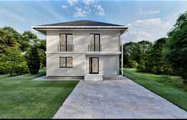 Teren de 750 mp si casa individuala la rosu, 170 mp utili, situat in Feleacu