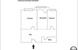 Zona Kaufland Marasti, 2 camere decomandate, 54 mp. Loc de parcare si boxa!