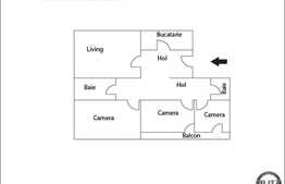 77 mp 4 camere decomandate, zona Hotel Golden Tulip, Zorilor. Boxa inclusa!