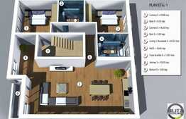 Suprafata de lux, 137 mp utili, in zona  exclusivista!