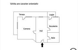 Vanzare 2 camere, 54 mp utili, imobil nou, terasa foarte spatioasa, loc parcare!