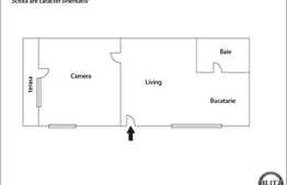 Zona strazii Mihai Romanul, vanzare apartament 2 camere semidecomandat, 50 mp
