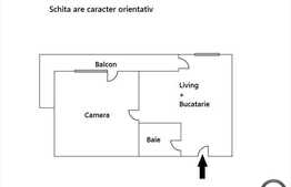 2 camere, 43 mp plus 11 mp balcon! Zona linistita! Boxa pentru depozitare!