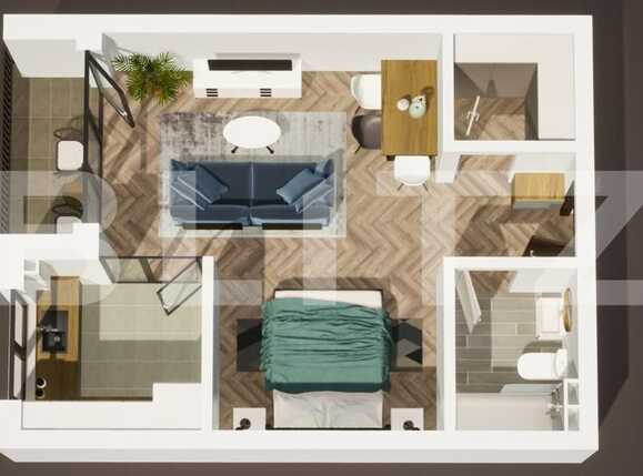 Garsonieră de vânzare Floreşti - 91089AV | BLITZ Cluj-Napoca | Poza1