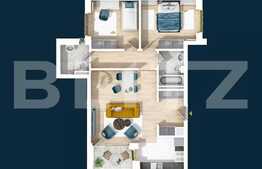 Apartament 5 camere, 101 mp, semidecomandat, zona Centrala