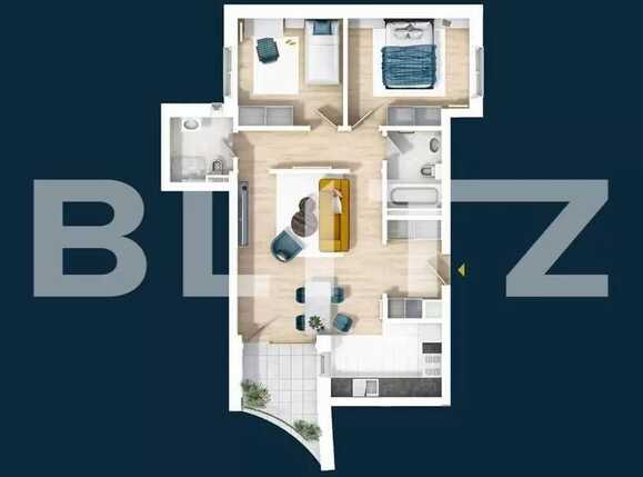 Apartament de vânzare 3 camere Central - 91139AV | BLITZ Cluj-Napoca | Poza1