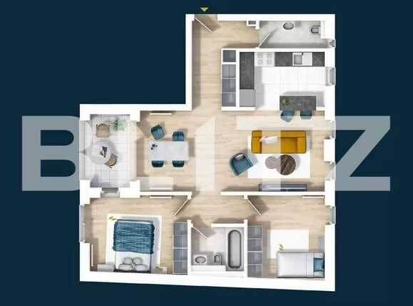Apartament de vânzare 3 camere Central - 91144AV | BLITZ Cluj-Napoca | Poza1