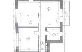 Apartament 2 camere semidecomandat 52mp, zona Piata 14 Iulie, Grigorescu