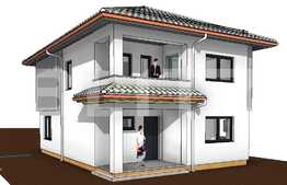 Casa individuala finisata,120 mp utili, 1000 mp teren, zona Jucu