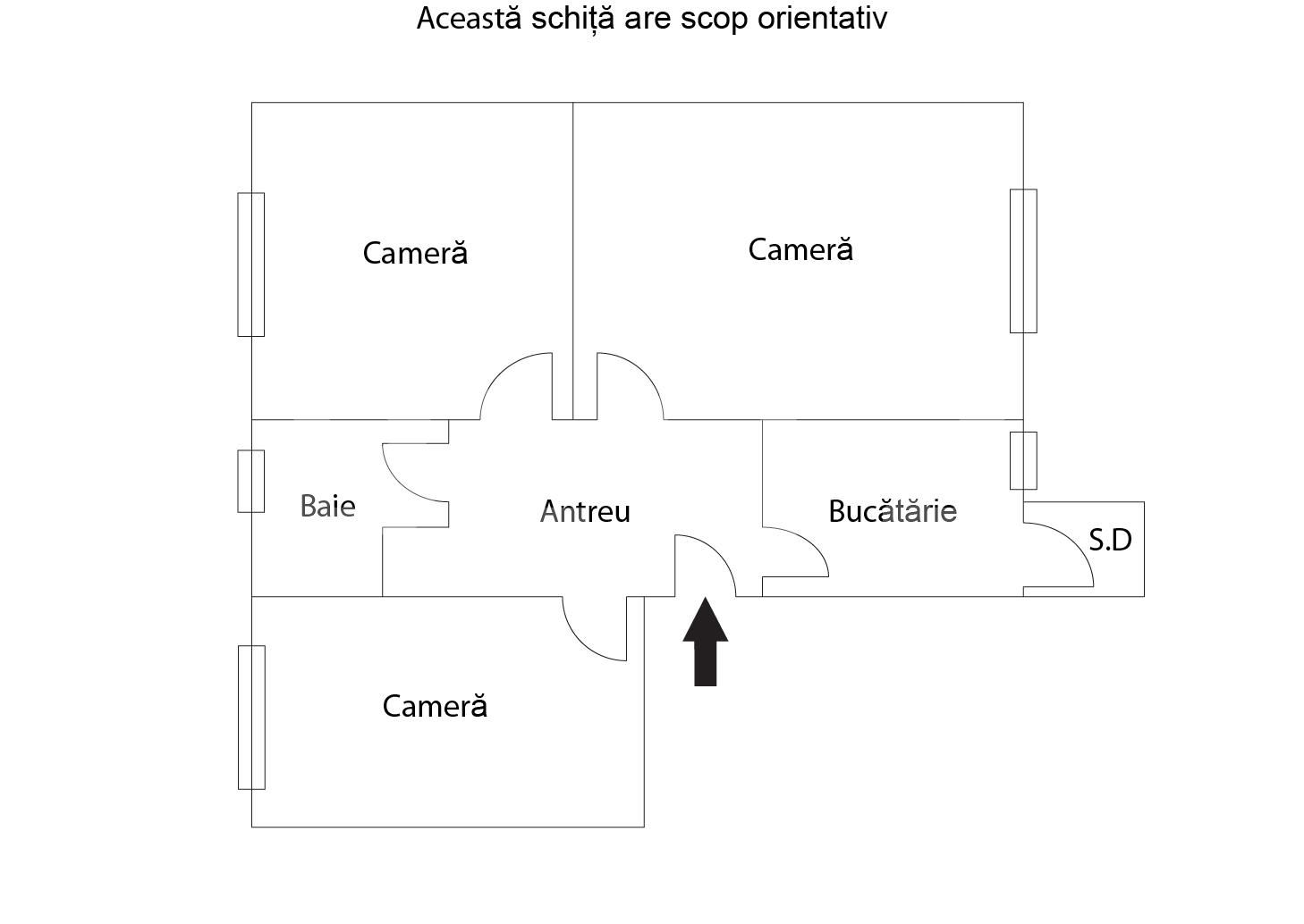 Apartament de vânzare 3 camere Gruia - 91335AV | BLITZ Cluj-Napoca | Poza1