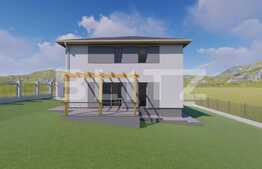 Casa individuala de 4 camere, 132 mp, teren 530 mp, Chinteni