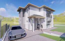 Casa individuala de 4 camere, 132 mp, teren 530 mp, Chinteni