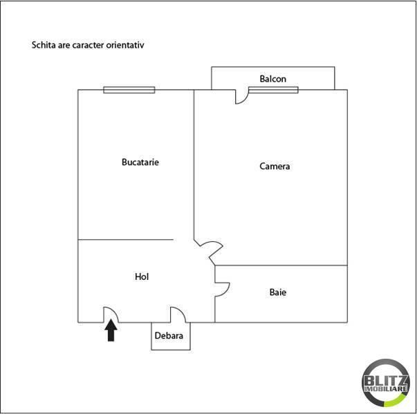 Garsonieră de vânzare Marasti - 916AV | BLITZ Cluj-Napoca | Poza1