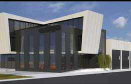 Teren intravilan cu proiect de hala, 1800 mp, Floresti