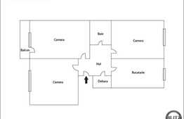 Vanzare apartament 3 camere, 62.5 mp utili, zona Donath, cu loc de parcare