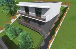 Casa individuala, 125 mp, 242 mp curte, garaj dublu, Dezmir