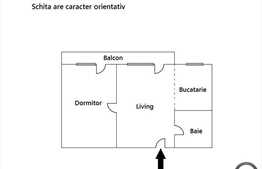 De vanzare 2 camere, 58 mp utili, etajul 1, zona Stejarului!
