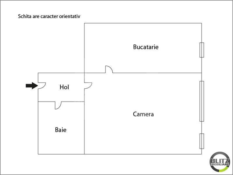 Garsonieră de vânzare Central - 922AV | BLITZ Cluj-Napoca | Poza1