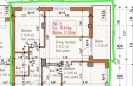 OPORTUNITATE! Apartament 3 camere, 71mp, terasa 12 mp, bloc nou, in Marasti