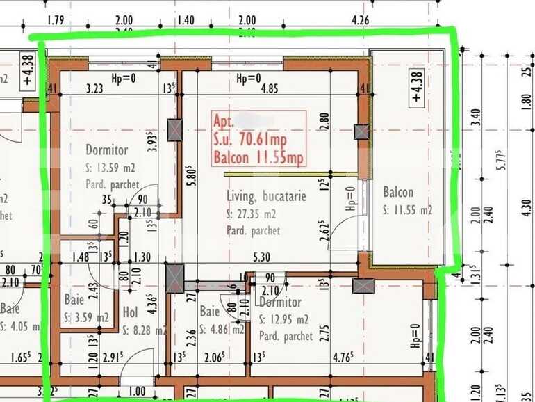 Apartament de vânzare 3 camere Marasti - 92267AV | BLITZ Cluj-Napoca | Poza1